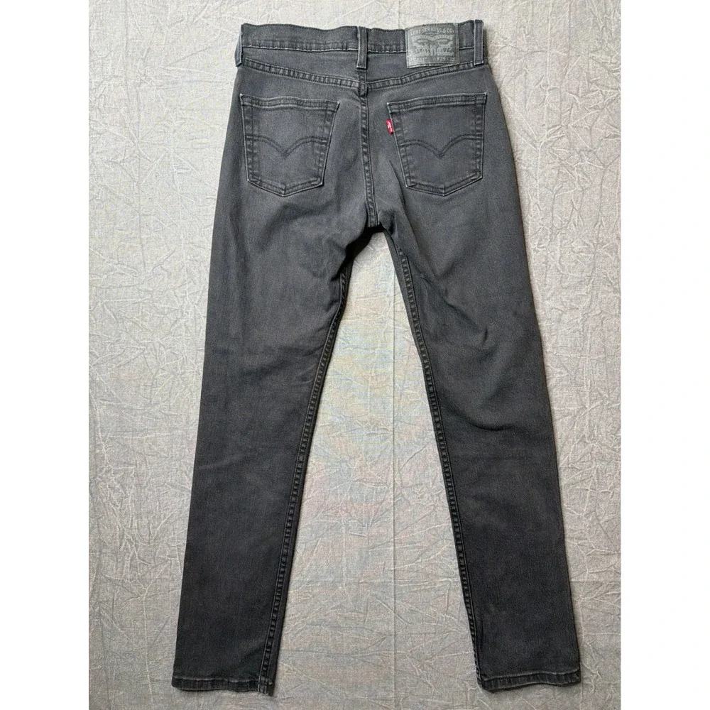 Levi's Jeans Mens 29x32 511 Slim Fit 2 Pack Gray Charcoal Denim Water Less Pants